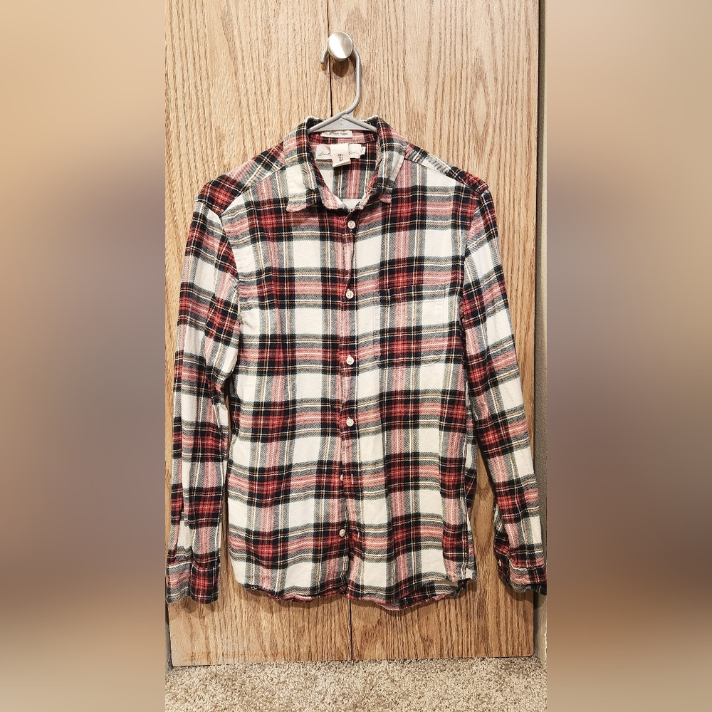 Plaid Button-up Shirt